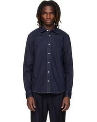 BOSS - Regular-Fit Stretch Denim Shirt - Lyst
