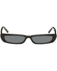 The Attico - Black Linda Farrow Edition Thea Sunglasses - Lyst