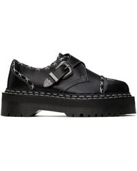 Dr. Martens - Chaussures à boucle gothic americana noires à plateforme - Lyst