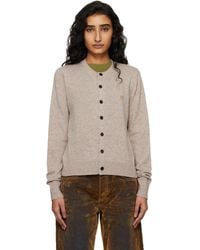 Acne Studios - Fitted Yak Wool Cardigan - Lyst