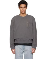 MM6 by Maison Margiela - Utility Pocket Sweatshirt - Lyst