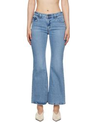 Levi's - Blue Middy Ankle Flare Jeans - Lyst