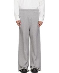MM6 by Maison Margiela - Embroidered Logo Sweatpants - Lyst