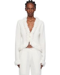 AYA MUSE - Cardigan Mello Blanc - Lyst