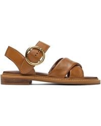 See By Chloé - Tan Lyna Sandals - Lyst