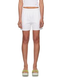 Alexander Wang - White Relaxed-fit Shorts - Lyst