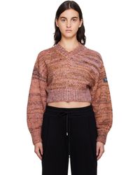 Adererror - Pull Rose À Col En V - Lyst
