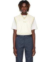 Maison Kitsuné - Off- Jacquard Flash Fox Vest - Lyst