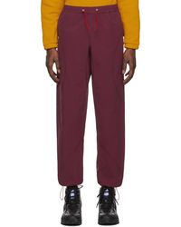 Saul Nash - Burgundy Tech Coverstitch Air Lounge Pants - Lyst