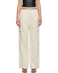 Helmut Lang - Taupe Pull-on Trousers - Lyst