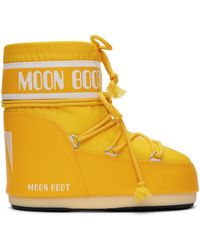 Moon Boot - Yellow Icon Low Boots - Lyst