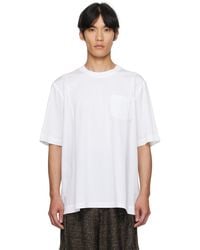 Sacai - Poplin & Cotton Jersey T-Shirt - Lyst