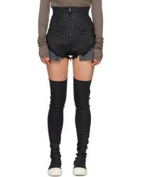 Rick Owens - Tower Dirt Cutoff Denim Shorts - Lyst