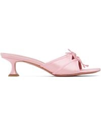 AMINA MUADDI - Eleonora Slipper 45 Heeled Sandals - Lyst