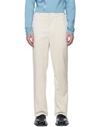 OPEN YY - Ssense Exclusive Side Taped Pants - Lyst