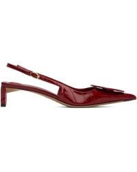 Jacquemus - La Casaコレクション レッド Les Slingbacks Duelo Basses ヒール - Lyst