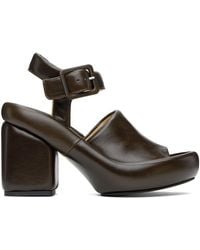 Lemaire - Padded Wedge Heeled Sandals - Lyst