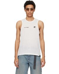 Courreges - Printed Mesh Tank Top - Lyst