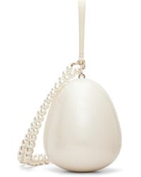 Simone Rocha - Off- Large Pearl Egg Bag - Lyst