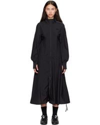 Y-3 - Gradient 3-Stripes Nylon Track Midi Dress - Lyst