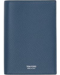 Tom Ford - Soft Grain Leather T Line Passport Holder - Lyst