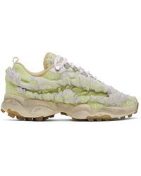 Acne Studios - Green & Off-white Bubba Sneakers - Lyst