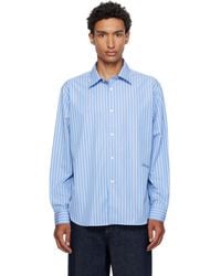 Burberry - Relaxed Fit Striped Cotton Shirt - Lyst