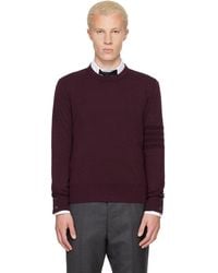 Thom Browne - Thom E Ottoman Milano Stitch 4-bar Bomber Sweater - Lyst