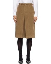 Max Mara - Tan Fragore Shorts - Lyst
