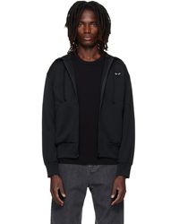 COMME DES GARÇONS PLAY - Heart Emblem Zip Hoodie - Lyst