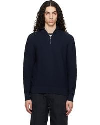BOSS - Quarter-Zip Cotton Track Jacket - Lyst