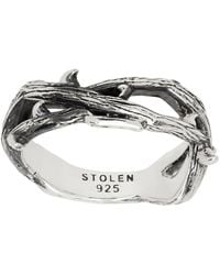 Stolen Girlfriends Club - Twisted Thorn Band Ring - Lyst