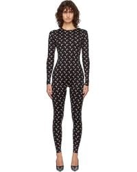 Marine Serre - Recycled Jersey Moon Jumpsuit - Lyst