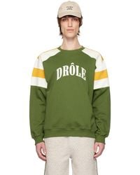 Drole de Monsieur - Khaki 'Le Sweatshirt Drôle Sport Sweatshirt - Lyst