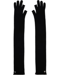 Rick Owens - Concordians Rasato Knit Opera Gloves - Lyst