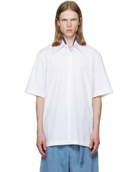 Dries Van Noten - Short Sleeve Cotton Shirt - Lyst