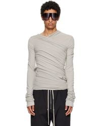 Rick Owens - Off- Concordians Hollywood Banana Ls T-Shirt - Lyst