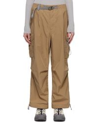 and wander - Oversized Cargo Pants - Lyst