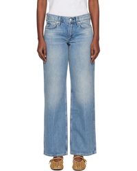 Rag & Bone - Saige Relaxed Straight Jeans - Lyst