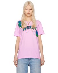 Marni - Ssense Exclusive Pink T-shirt - Lyst