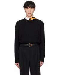 Bottega Veneta - ブラック クラシック ウール テーラード セーター - Lyst