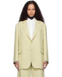 AURALEE - Light Melton Blazer - Lyst