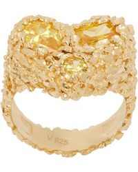 Veneda Carter - Vc034 Multi Citrine Heart Ring - Lyst