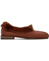 Hereu - Tilla Shearling Loafers - Lyst