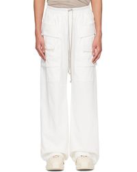 Rick Owens - Off-white Creatch Wide Cargo Pants - Lyst