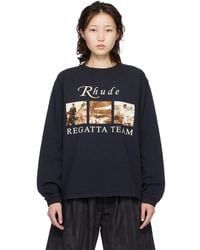 Rhude - Usvi Regatta Tour Ls T-Shirt - Lyst