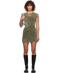 DIESEL - カーキ D-Angiel-P1 ミニワンピース - Lyst
