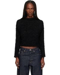 Issey Miyake - Shifted Fuzzy Pleats Sweater - Lyst