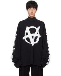 Vetements - Double Anarchy Long Sleeve T-shirt - Lyst