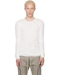 Rick Owens - Off- Tower Double Ls T-Shirt - Lyst